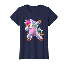 Load image into Gallery viewer, Fantasy Unicorn Dabbing T Shirt Gift Kids Girls Boys Womens