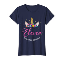 Load image into Gallery viewer, 11 Years Old Birthday Girl Gifts Unicorn 11th Birthday T-Shirt
