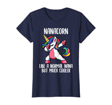 Load image into Gallery viewer, Unicorn Nana Girl Birthday Party Apparel, NanaCorn Cute T-Shirt
