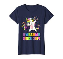 Load image into Gallery viewer, 6 Years Old 6th Birthday Awesome Since 2014 Unicorn T-Shirt