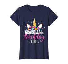 Load image into Gallery viewer, Grandma Of The Birthday Girl Grandma Gift Unicorn Birthday T-Shirt