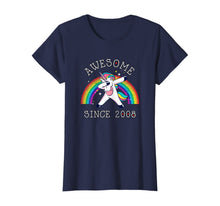 Load image into Gallery viewer, Dabbing Unicorn Birthday Girl Gifts 11 Years Old Since 2008 T-Shirt