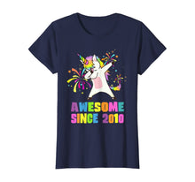 Load image into Gallery viewer, 10 Years Old 10th Birthday Awesome Since 2010 Unicorn T-Shirt