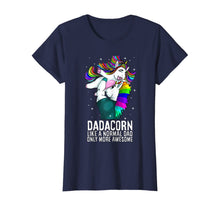 Load image into Gallery viewer, Dadacorn Dad Only More Awesome Mens Unicorn Birthday Gift T-Shirt