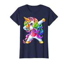 Load image into Gallery viewer, Dabbing Unicorn Birthday Shirt Girls Cute Unicorn Gift Girls