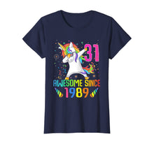 Load image into Gallery viewer, 31 Years Old 31th Birthday Unicorn Dabbing Shirt Girl Party T-Shirt