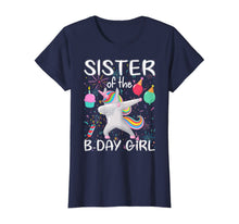 Load image into Gallery viewer, Matching Unicorn Sister Shirt , Sister of the Birthday Girl