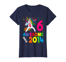 Load image into Gallery viewer, 6th Birthday Dabbing Unicorn Party Gift For 6 Years Old Girl T-Shirt