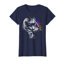 Load image into Gallery viewer, Unicorn With Muscle shirt Birthday Fathers Day Gym T-Shirt T-Shirt