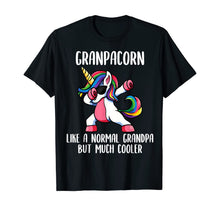 Load image into Gallery viewer, Mens Unicorn Grandpa Girl Birthday Party Apparel GrandpaCorn Cute T-Shirt