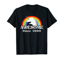 Load image into Gallery viewer, Rainbow Unicorn 30th birthday gift 30 Birthday T-Shirt