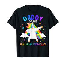 Load image into Gallery viewer, Unicorn Daddy, Cute Fantasy Tee for Family Birthday Party T-Shirt