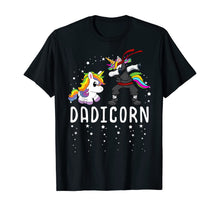 Load image into Gallery viewer, Mens Dadicorn Unicorn Dad Ninja Kawaii Birthday Party Fathers Day T-Shirt