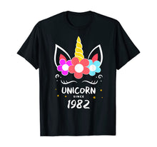 Load image into Gallery viewer, 37th Womens 1982 Unicorn Birthday Shirt