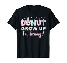 Load image into Gallery viewer, Donut Unicorn Funny Birthday Shirt Donut Grow Up