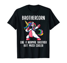 Load image into Gallery viewer, Unicorn Brother Girl Birthday Party Apparel BrotherCorn Cute T-Shirt