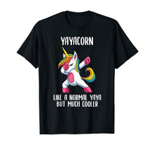 Load image into Gallery viewer, Unicorn Yaya Girl Birthday Party Apparel Greek YayaCorn Cute T-Shirt