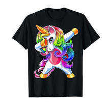 Load image into Gallery viewer, Dabbing Unicorn Birthday Shirt Girls Cute Unicorn Gift Girls
