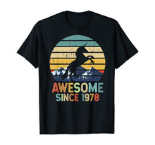 Load image into Gallery viewer, 42nd Birthday Unicorn Awesome Since 1978 42 Years Old T-Shirt