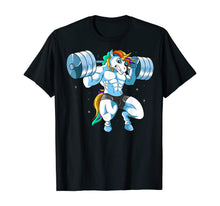 Load image into Gallery viewer, Unicorn Weightlifting Squads Bodybuilding Birthday Gift T-Shirt