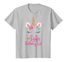 Load image into Gallery viewer, Kids Unicorn Sister of the Birthday Girl Shirt Matching Party Tee