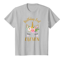 Load image into Gallery viewer, Unicorn 11 Year Old Birthday Shirt, 11 Birthday Girl Shirt