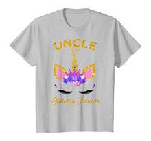 Load image into Gallery viewer, Uncle Of The Unicorn Birthday Princess Birthday Party TShirt