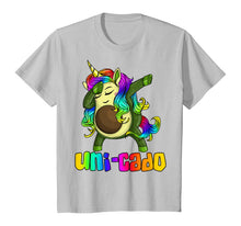 Load image into Gallery viewer, Uni Cado Dabbing Unicorn Avocado Rainbow Girl Birthday Gift T-Shirt