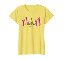 Load image into Gallery viewer, Mom Unicorn Floral Birthday Party Shirt