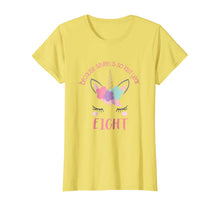 Load image into Gallery viewer, Unicorn 8th Birthday Girl Shirt, Birthday Shirt 8