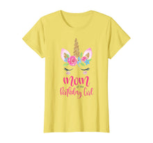 Load image into Gallery viewer, Womens Unicorn Mom of the Birthday Girl Shirt Matching Party Tee