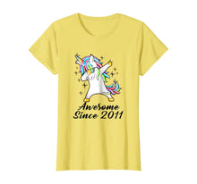 Load image into Gallery viewer, Unicorn Dabbing Awesome Since 2011 8th yrs Birthday Gifts
