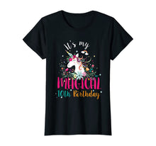 Load image into Gallery viewer, Its my 10th Birthday Unicorn Gift 10 Years Old Birthday Girl T-Shirt