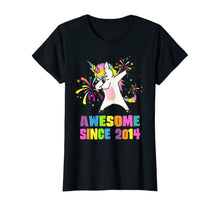 Load image into Gallery viewer, 6 Years Old 6th Birthday Awesome Since 2014 Unicorn T-Shirt