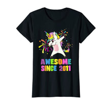 Load image into Gallery viewer, 9 Years Old 9th Birthday Awesome Since 2011 Unicorn T-Shirt