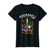 Load image into Gallery viewer, Unicorn Mommy of the 2nd Birthday Girl Matching Family T-Shirt