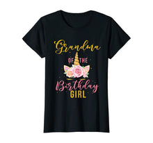 Load image into Gallery viewer, Grandma Birthday Girl Grandmother Gifts Unicorn Birthday T-Shirt