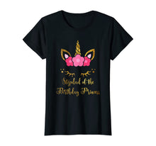 Load image into Gallery viewer, Floral Unicorn Stepdad Of The Birthday Princess T-shirt
