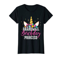Load image into Gallery viewer, Grandma Of The Birthday Princess Gifts Unicorn Birthday T-Shirt