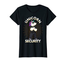 Load image into Gallery viewer, Unicorn Security Birthday Mens Boys Dad Gift T-Shirt