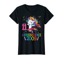 Load image into Gallery viewer, 11st Birthday Unicorn Awesome Since 2009 T-Shirt