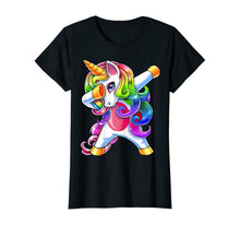 Load image into Gallery viewer, Dabbing Unicorn Birthday Shirt Girls Cute Unicorn Gift Girls