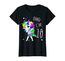 Load image into Gallery viewer, 10th Birthday Unicorn For Girls Children Unicorn Ten Years T-Shirt