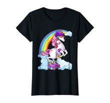 Load image into Gallery viewer, Unicorn Roller Skate Roller Derby Birthday Shirt Girls Gift