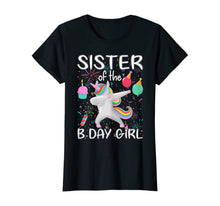 Load image into Gallery viewer, Matching Unicorn Sister Shirt , Sister of the Birthday Girl