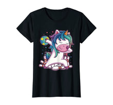 Load image into Gallery viewer, Dabbing Unicorn Bowling Birthday Party Gift For Girls T-Shirt