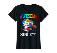 Load image into Gallery viewer, Unicorn 49th Birthday Gift Rainbow 1971 49 Years Old T-Shirt