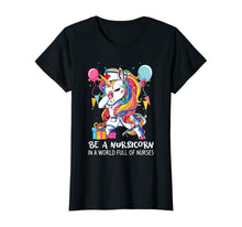 Load image into Gallery viewer, Funny Unicorn Dabbing Nurse Shirt Nursicorn Nursing Birthday