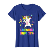 Load image into Gallery viewer, 6 Years Old 6th Birthday Awesome Since 2014 Unicorn T-Shirt