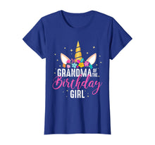 Load image into Gallery viewer, Grandma Of The Birthday Girl Grandma Gift Unicorn Birthday T-Shirt